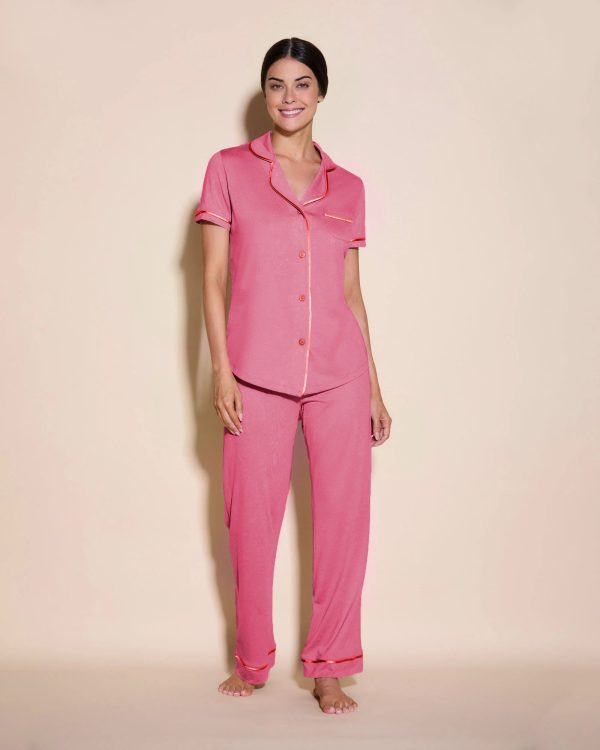 Ensemble Pyjama Haut  À Manches Courtes Et Pantalon on Sale