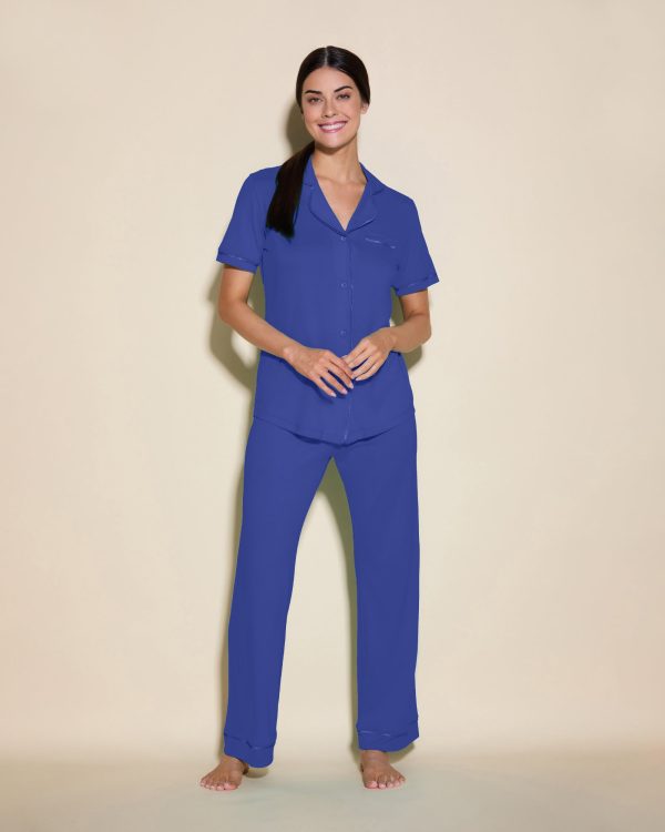 Conjunto De Pijama Con Camisa De Manga Corta Y Pantalones Online Sale