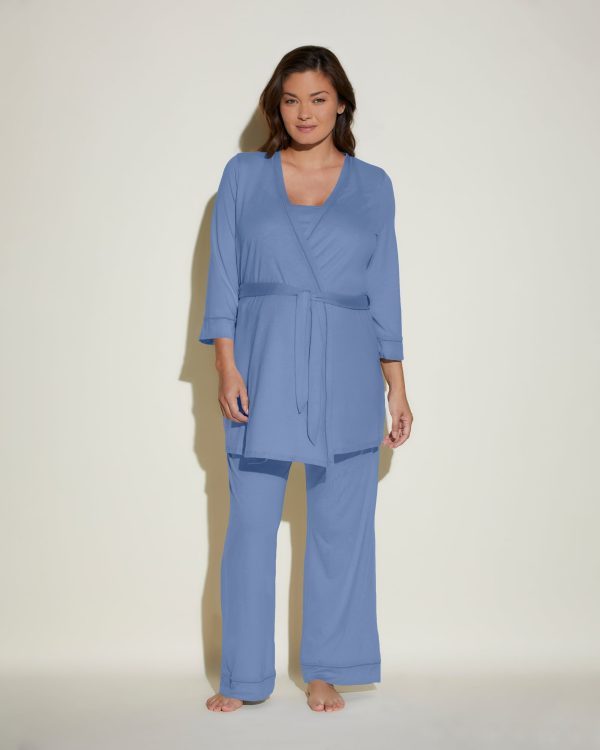 Pyjama-Set Für Schwangere, 3-Teilig, Mit Bademantel For Discount