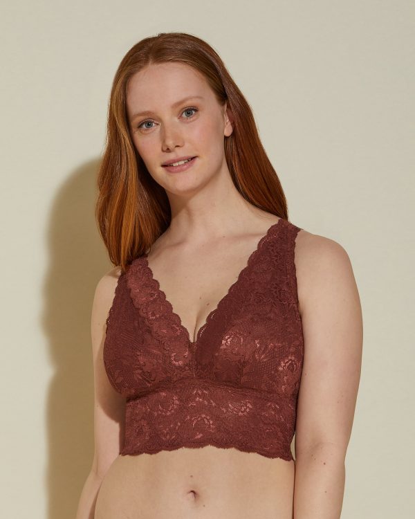 Curvy Plungie Longline Bralette Cheap
