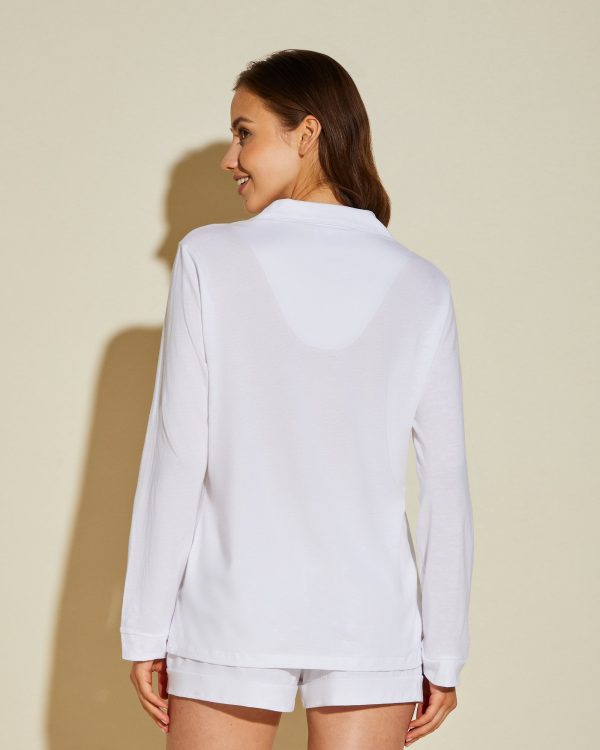 Ensemble Pyjama Haut À Manches Longues Et Boxer Online Hot Sale - Image 2