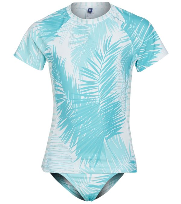 Splendid Girls  Las Palmas Two Piece Rashguard Swim Set (Big Kid) For Cheap