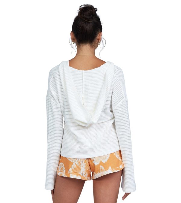 Roxy Women s Bonfire Bell Sleeve Crop Sweater Supply - Image 3