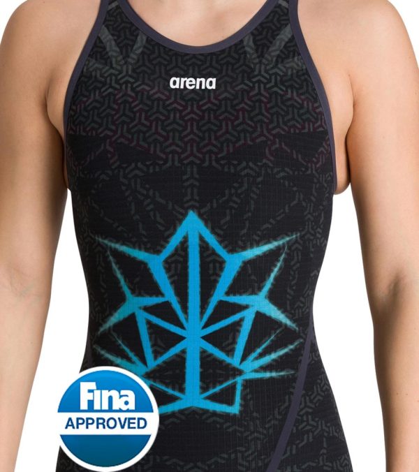 Arena Women s Limited Edition Bishamon Warrior Powerskin Carbon Core FX Open Back Tech Suit Swimsuit Online Sale - Image 4