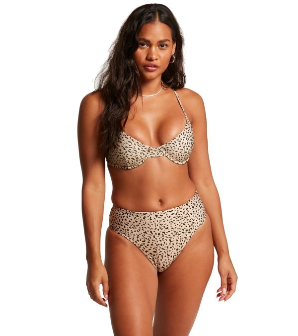 Volcom Women s Ur An Animal Underwire Bikini Top Online Sale - Image 3