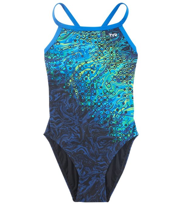 TYR Girls  Chroma  Diamondfit One Piece Swimsuit Online Sale - Image 5