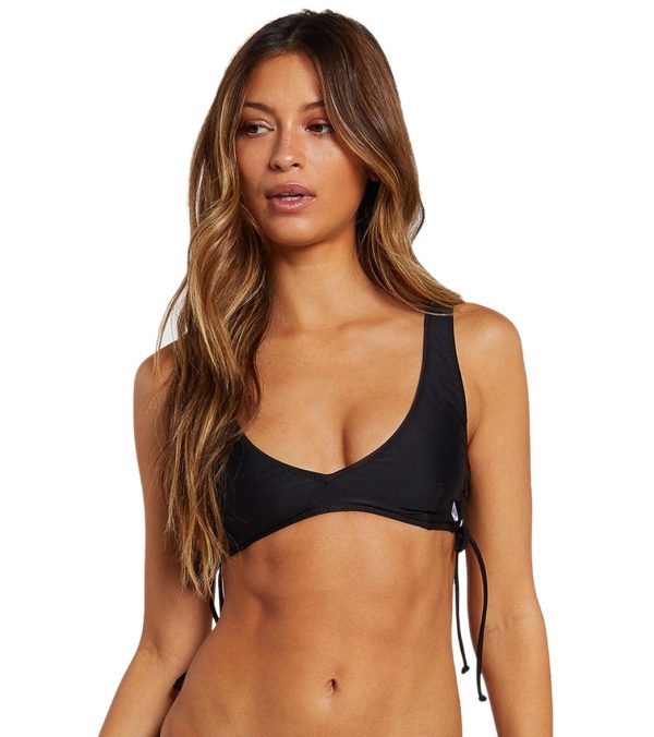 Volcom Women s Simply Solid Vneck Bikini Top Supply - Image 5