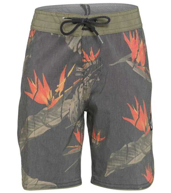 Volcom Boys  16  Floral Erupter Boardshort (Little Kid) Online Sale - Image 5