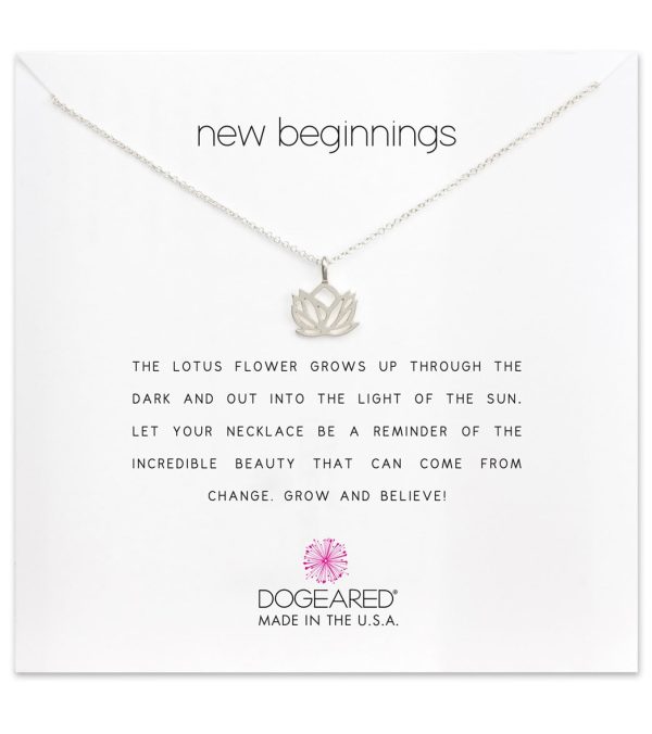 Dogeared New Beginnings Rising Lotus Necklace Online