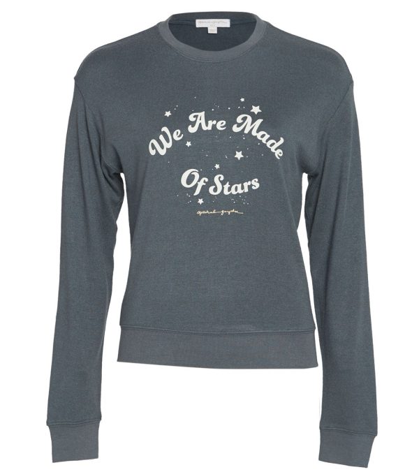 Spiritual Gangster Stars Crew Neck Savasana Pullover Cheap - Image 5