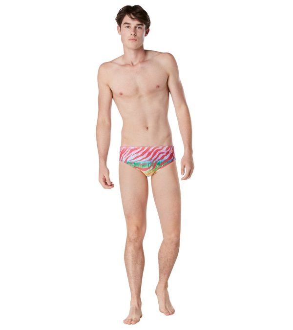 Speedo Pride Men s Printed One Brief Swimsuit Hot on Sale - Image 4
