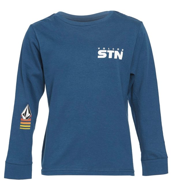 Volcom Boys  Bloxer Long Sleeve Shirt (Little Kid) Supply - Image 5