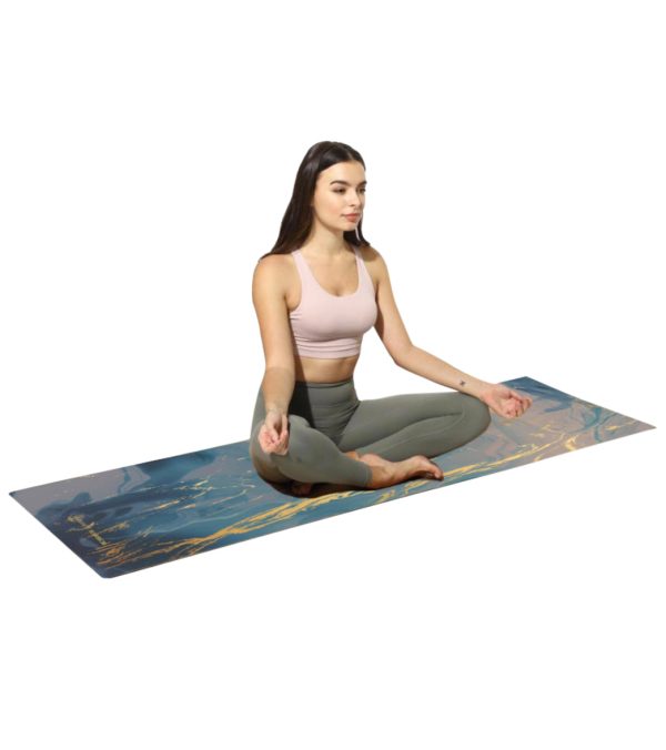 Shakti Warrior Ajna Rubber Yoga Mat 72  3mm For Cheap - Image 4