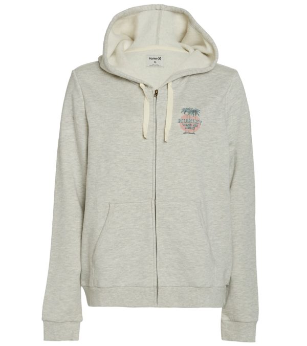 Hurley Tres Palms Zip Fleece Hoodie Online Sale
