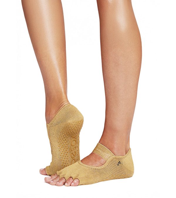 Toesox Mia Grip Half Toe Socks Online now