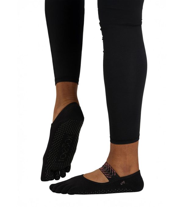 Toesox Organic Mia Grip Full Toe Socks For Discount - Image 4