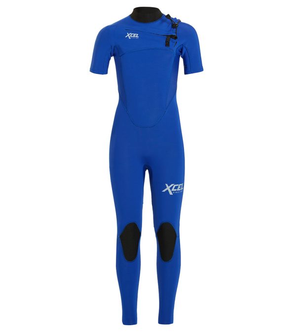 Xcel Boys  Comp 2mm Short Sleeve Fullsuit Wetsuit (Big Kid) Online Sale - Image 4