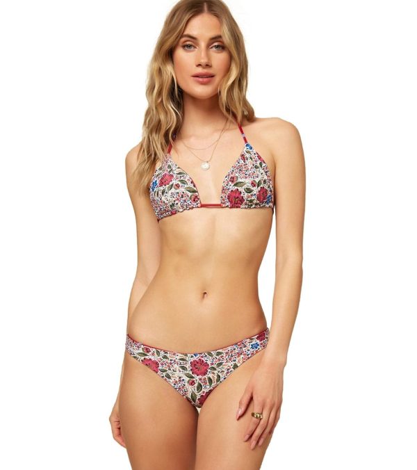 O Neill Palmas Stripe Reversible Triangle Bikini Top Hot on Sale - Image 4