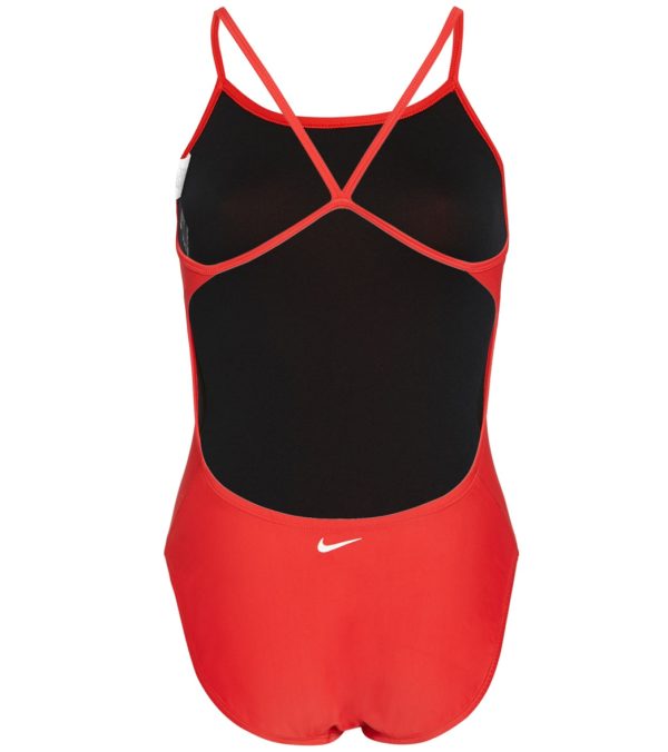 Nike Women s Lifeguard Cut Out Tank One Piece Swimsuit Sale - Image 2