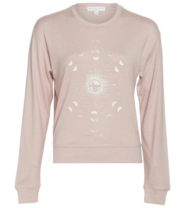Spiritual Gangster Moon Crew Neck Savasana Pullover Online Hot Sale
