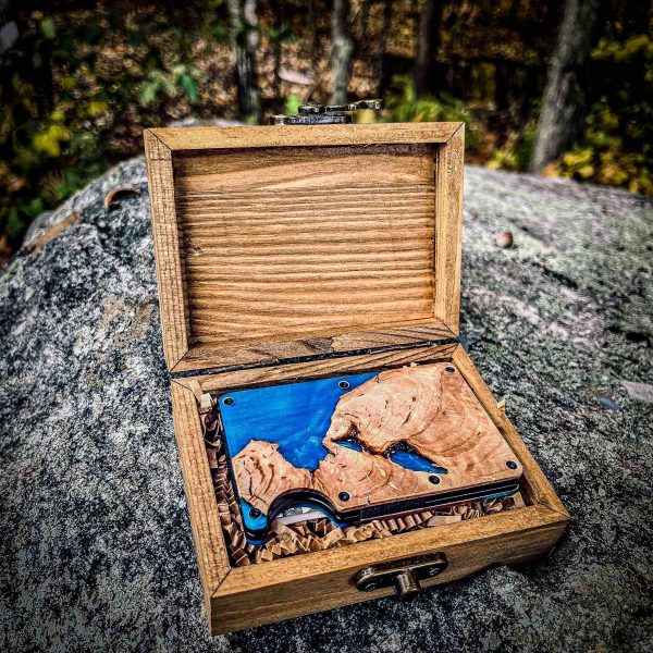Stylin Wood & Resin Wallet Hot on Sale - Image 3