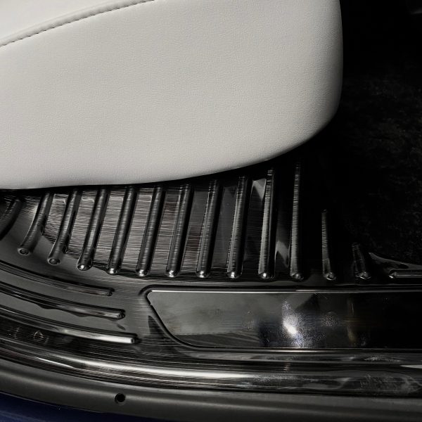 Model 3 Back Door Sill Protection Kit (2 piece) - Stainless Steel Online Hot Sale - Image 4