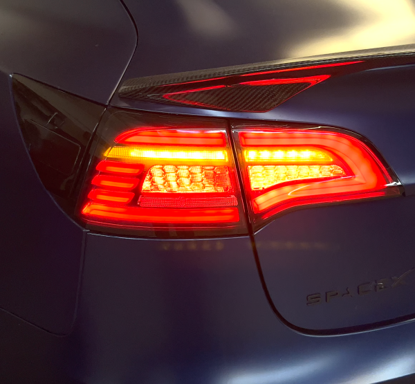 Model 3 & Y* Knight-Rider LED Tail Light Upgrades (1 pair) 3 Styles For Cheap - Image 5