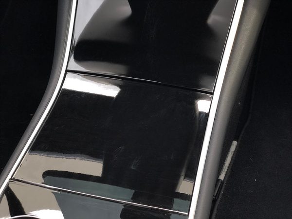 Model 3 & Y Center Console Glossy 3M Clear Wrap PPF (Gen. 1) Discount - Image 2